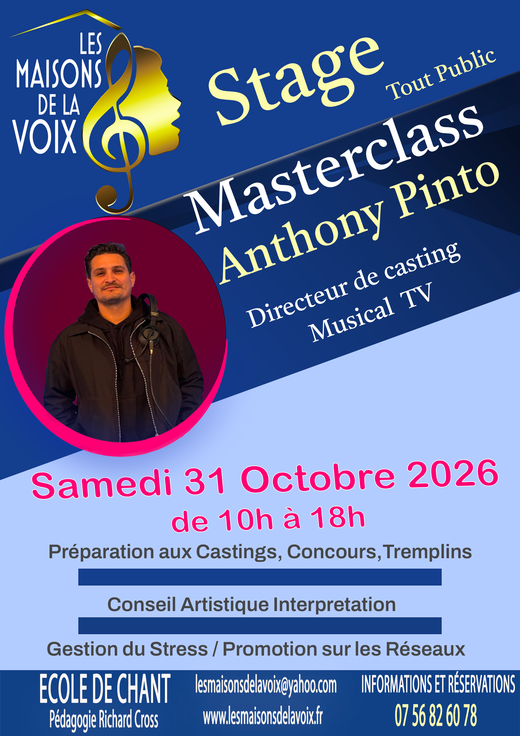 Stage anthony pinto